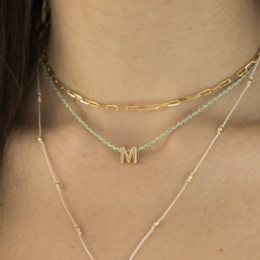 Colar Joy Inicial Banhado a Ouro 18k on internet