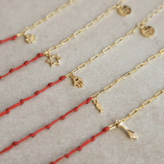 Pulseira Pixie Vermelha 7 Nós