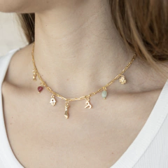 Choker Pixie Charms Banhada a Ouro 18K (Monte a sua!) - Amica Mia