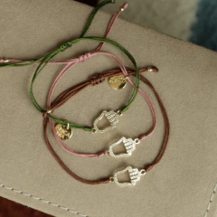 Pulseira Hamsa Cravejada