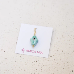 Pingente Hamsa Cerâmica Turquesa - buy online