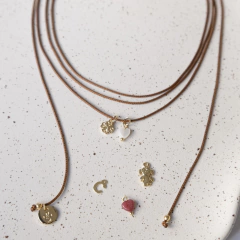 Colar Courinho Charms Banhado a Ouro 18K - buy online