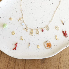 Colar Palina Charms Médio Banhado a Ouro 18k - comprar online