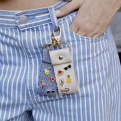 Chaveiro PINS Charms Tecido - loja online