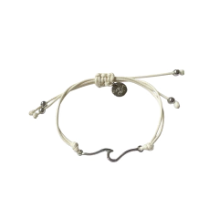 Pulseira Mini Onda Prateada - Amica Mia