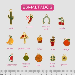 Colar Longo Creare Banhado a Ouro 18K (monte o seu!)