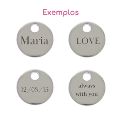 Colar Courinho Medalha Personalizada - comprar online