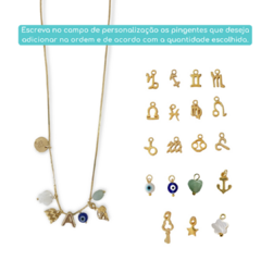 Colar Longo Creare Banhado a Ouro 18K (monte o seu!) - comprar online