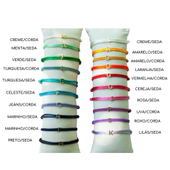 Pulseira INICIAL Banhada a Ouro 18K - comprar online