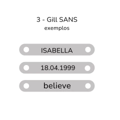 Image of Pulseira Plaquinha Personalizada (P) Banhada a Ródio Branco