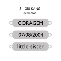 Image of Pulseira Plaquinha Personalizada (M) Banhada a Ródio Branco