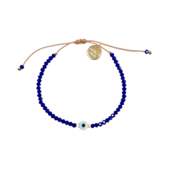 Pulseira Olhinho Grego Cristais