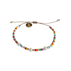 Pulseira Perlina Color Prateada