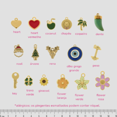 Charms Avulsos (Kit) - Amica Mia