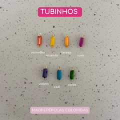 Imagem do Colar DUO Cristais Coloridos Charms
