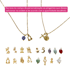 Colar Médio Creare Banhado a Ouro 18K (monte o seu!) - comprar online