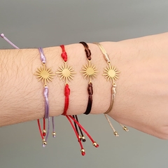 Pulseira Mini Sol Dourado - comprar online
