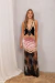 Vestido Diamante rosa y negro - comprar online