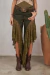 Pantalon Ole Encaje Verde - tienda online