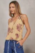 Musculosa Power Floreada