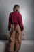Blusa Snake Bordo - Silvina Ledesma Store