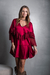 Vestido Girasol bordo - Silvina Ledesma Store