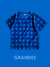 REMERA VICHY azul bordada GRANDES