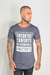 T-Shirt - Conforto no Desconforto - Mescla Chumbo