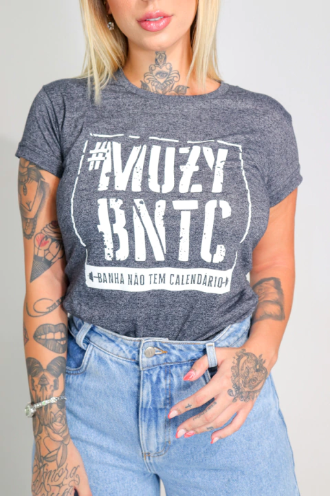 Baby Look - BNTC - Mescla Chumbo