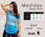 Baby Look -Consistência Azul - Focus Top Training