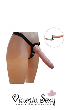 Arnes con Dildo doble Vibrador a pilas - Art 19-702-21 - comprar online