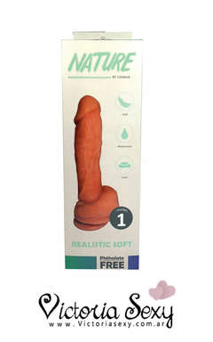 pene realistico soft con sopapa nature 1 art 30-302-31 - comprar online