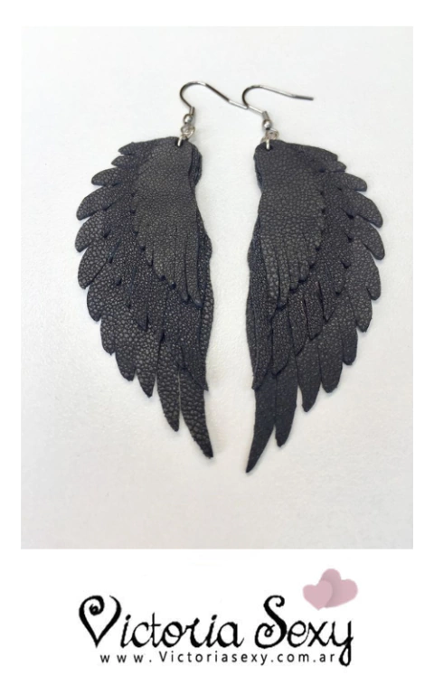 Aros de cuero de alas de ángel - Art