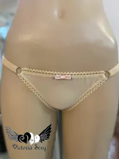 Spartana Braga De Encaje Regulable con detalle moño atrás - Art 367 - VictoriaSexy