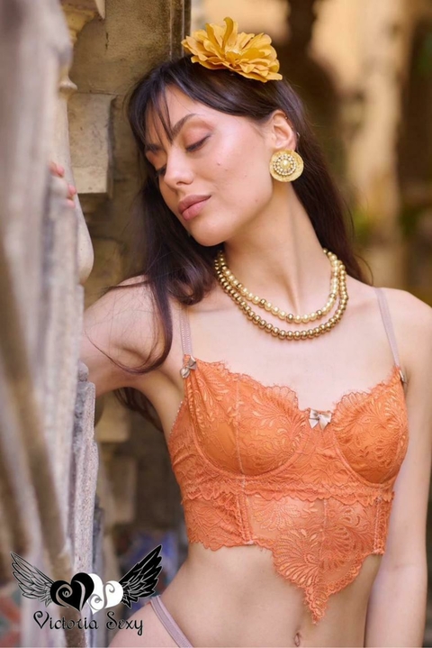 Conjunto bustier de puntilla Jesús Fernández - BESITA62A.62/BESBUS62A.62