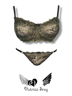 Spartana soutien con aro balconet + braga regulable Art- 502v - comprar online