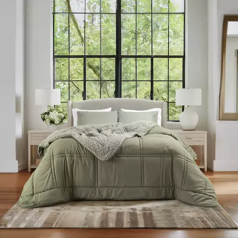 Acolchado Sense Duo Reverso Corderito 11/2 plaza - comprar online