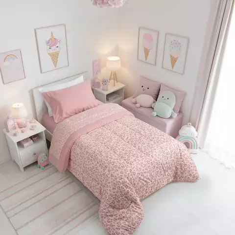 Juego de Sábanas Animal Print Tacto Suave 11/2 plaza - comprar online