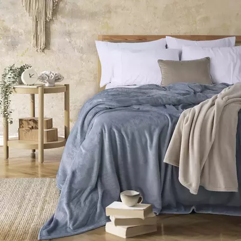 Frazada Palette DEGAS Flannel Liso KING SIZE - comprar online