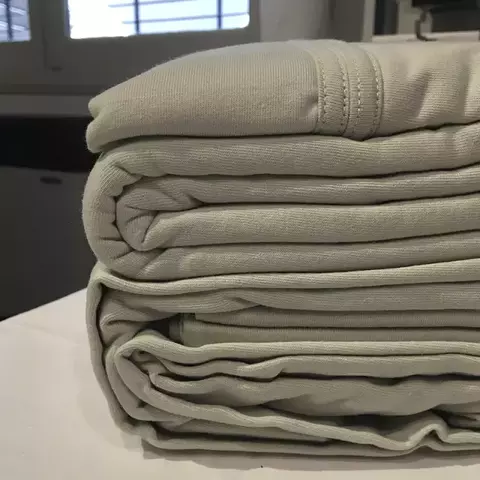 Juego de Sábanas King Size de Jersey 100% Algodón - Sueño Azul