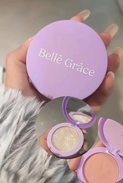 Iluminador + rubor con espejo- Bellê Grâce - comprar online