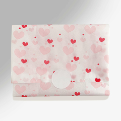 Papel de Seda Premium Estampa Coração 35x50cm 100 Folhas - comprar online