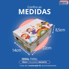 50 Caixas Papelão Calçado Infantil Personalizada 22x14x8,5cm na internet