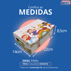 10 Caixas Papelão Calçado Infantil Personalizada 22x14x8,5cm na internet