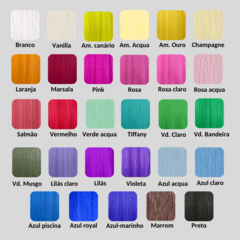 4 Folhas Papel Crepom Impermeável Premium 48 cm x 2mts na internet