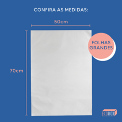 Imagem do Folha de Seda 50x70cm Branco - 1000 Folhas Embrulho Roupas
