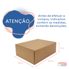 Imagem do 5 Caixas de Papelão Correio Sedex / E-commerce 20x16x7cm