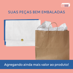 Papel de Seda 50x70cm Branco - 100 Folhas