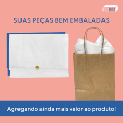 Imagem do Papel de Seda Para Roupas Sapatos 30x70cm 100 Folhas