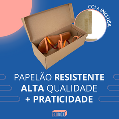 25 Caixas de Papelão Sapatilha e Rasteirinha 30x12x9,5cm - Eco Box